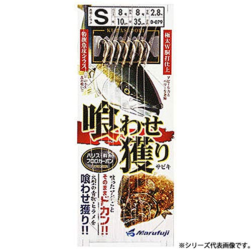 Amazon | まるふじ 喰わせ獲りサビキ 7本サバ皮 SS-6 D-079